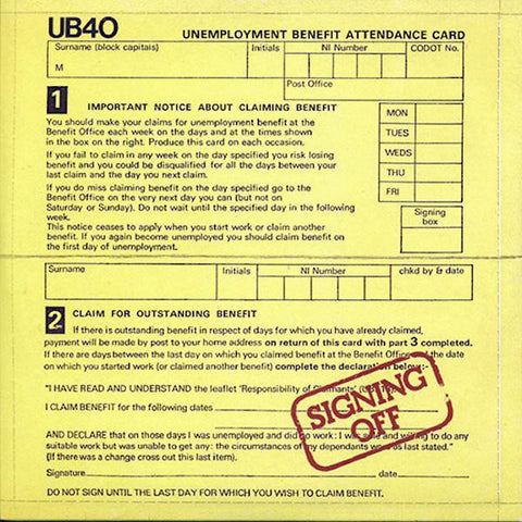 UB40 | Signing Off | Album-Vinyl