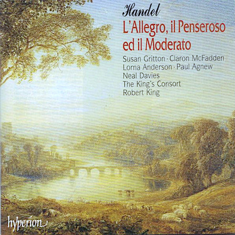 Handel | L'Allegro, Il Penseroso Ed Il Moderato (w/ The King's Consort) | Album