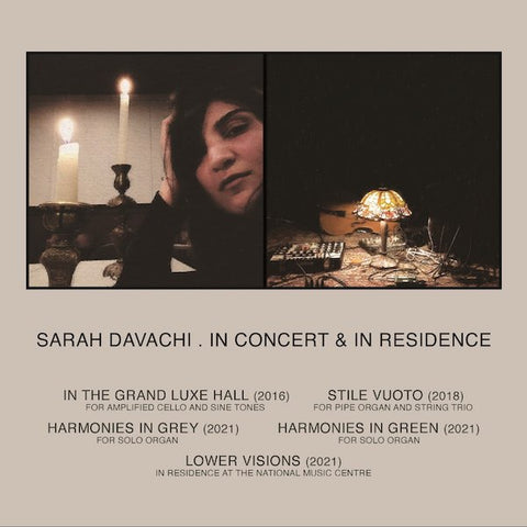 Sarah Davachi | En concert et en résidence | Album