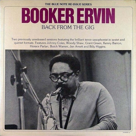 Booker Ervin | Back From the Gig | Album