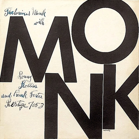 Thelonious Monk | Monk (w/ Sonny Rollins & Frank Foster) | Album