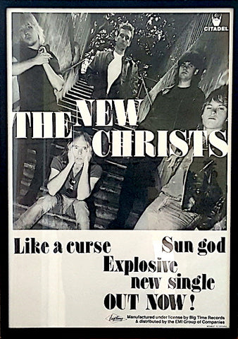 The New Christs | Like a Curse / Sun God Promo | Poster