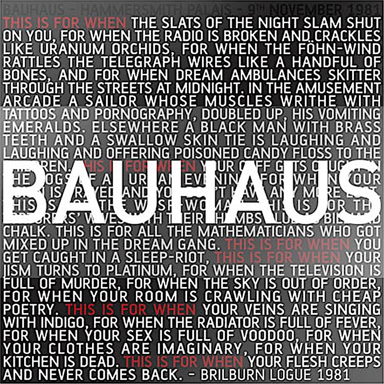 Bauhaus | This Is For When (Arch.) | Album-Vinyl