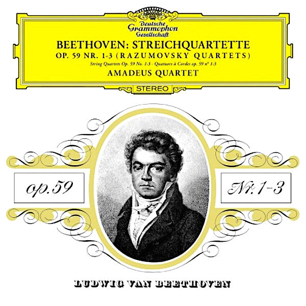 Beethoven | String Quartets Nos. 1-3 (w/ Amadeus Quartet) | Album-Vinyl