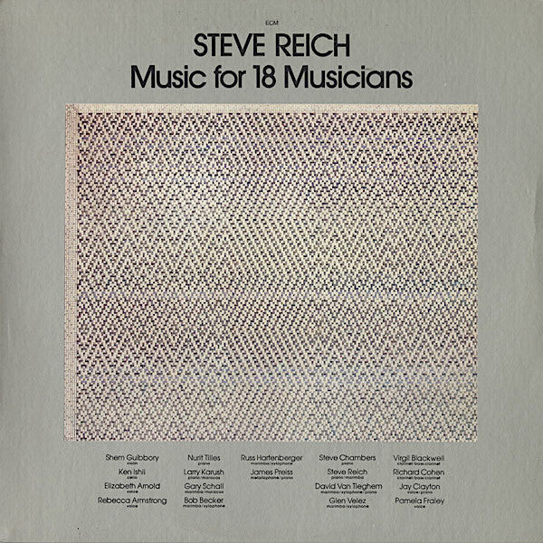 Steve Reich | Music for 18 Musicians | Album-Vinyl