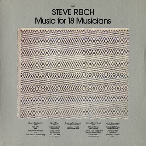 Steve Reich | Music for 18 Musicians | Album-Vinyl