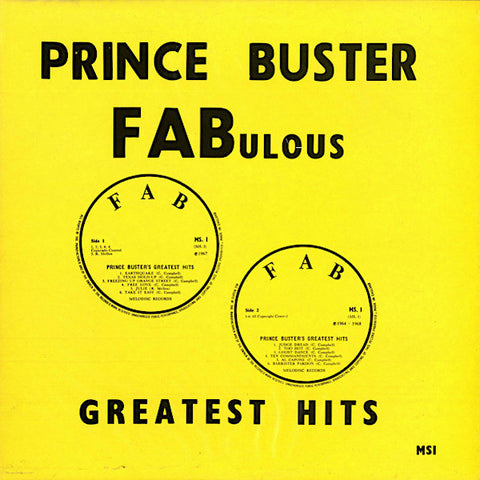 Prince Buster | Fabulous Greatest Hits (Comp.) | Album-Vinyl