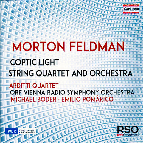 Morton Feldman | Coptic Light: String Quartet and Orchestra | Album-Vinyl