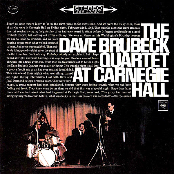 Dave Brubeck | The Dave Brubeck Quartet at Carnegie Hall (Live) | Album-Vinyl