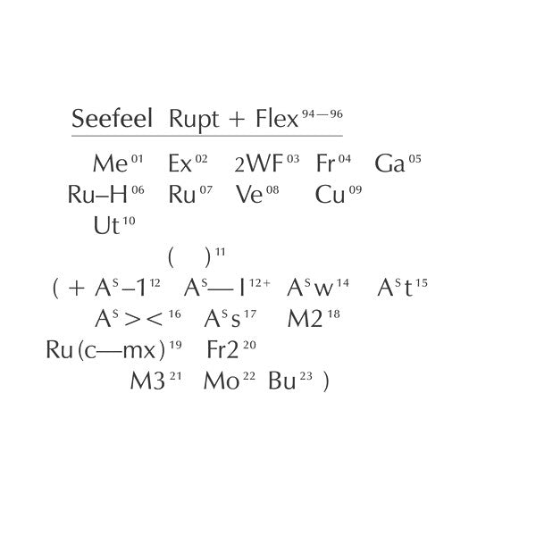 Seefeel | Rupt + Flex: 94—96 (Comp.) | Album-Vinyl