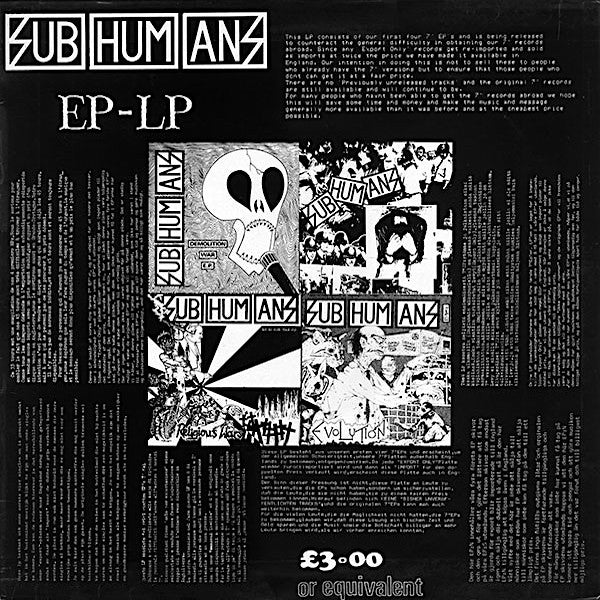 Subhumans | EP-LP (Comp.) | Album-Vinyl