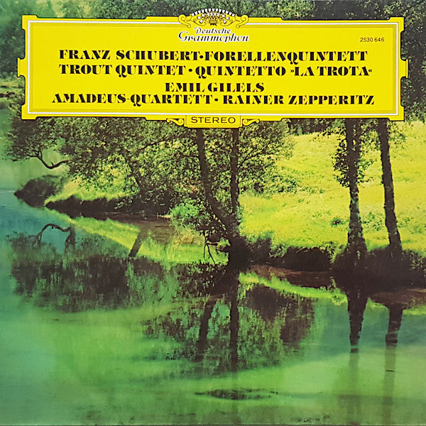 Schubert | Piano Quintet "Trout" (w/ Amadeus Quartet & Emil Gilels) | Album-Vinyl