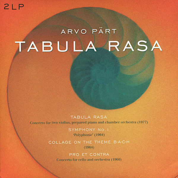 Arvo Part | Tabula Rasa, Symphony No 1, Collage, Etc (w/ Congress Orchestra) | Album-Vinyl