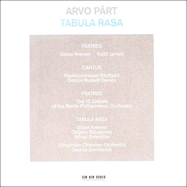 Arvo Part | Arvo Pärt: Tabula rasa | Album-Vinyl