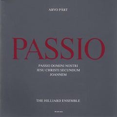 Partie Arvo | Passio (avec Hilliard Ensemble) | Album