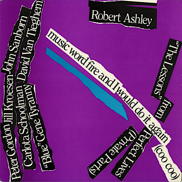 Robert Ashley | Perfect Lives: Private Parts | Album-Vinyl