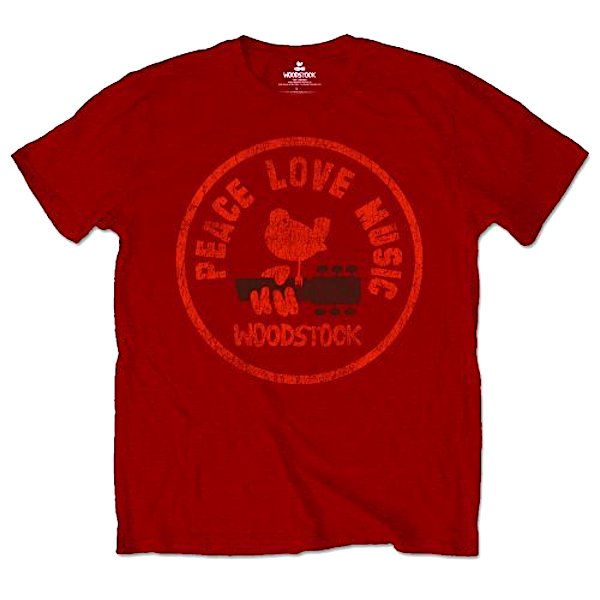 Woodstock | Peace, Love, Music | T-Shirt