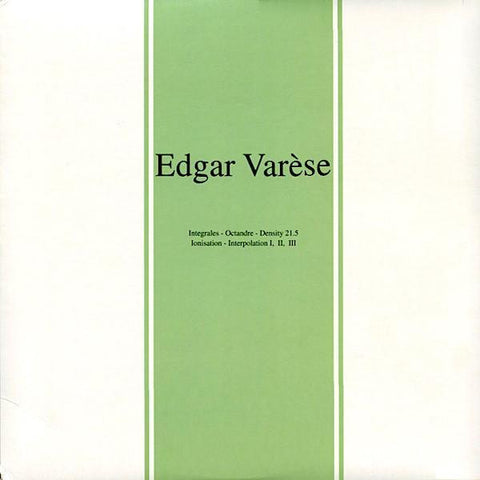 Edgard Varèse | Early Works | Album-Vinyl