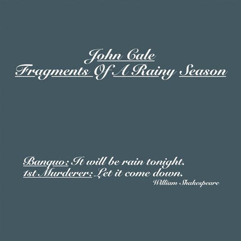 John Cale | Fragments of a Rainy Season (Live) | Album-Vinyl