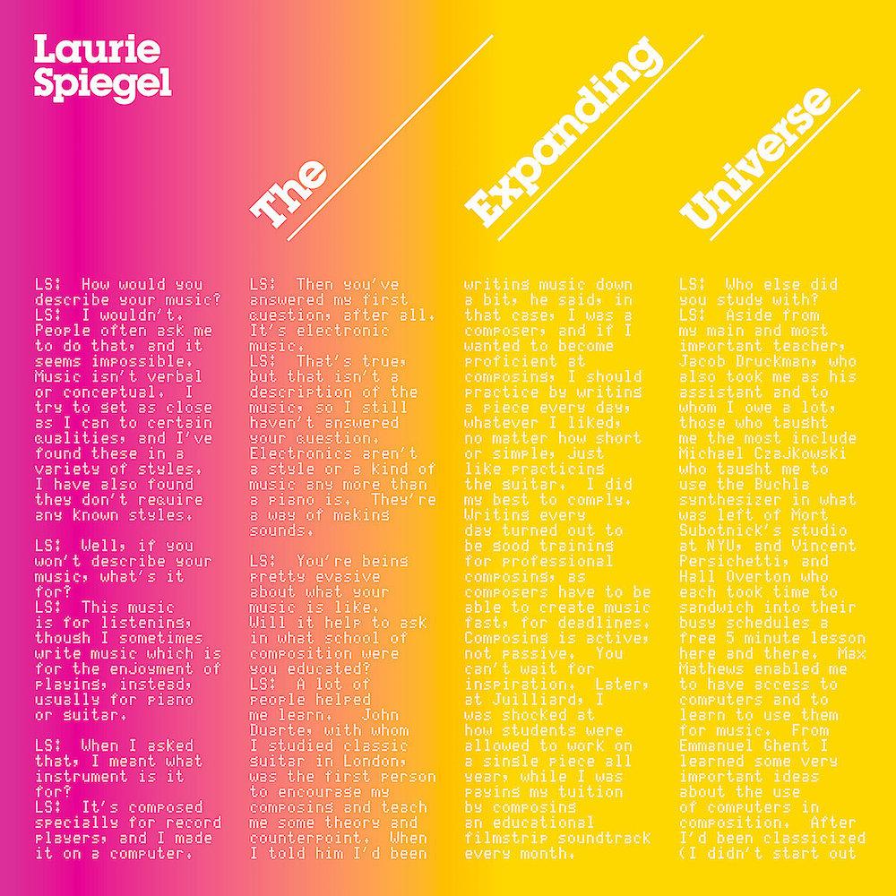 Laurie Spiegel | The Expanding Universe | Album-Vinyl