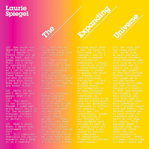 Laurie Spiegel | The Expanding Universe | Album-Vinyl