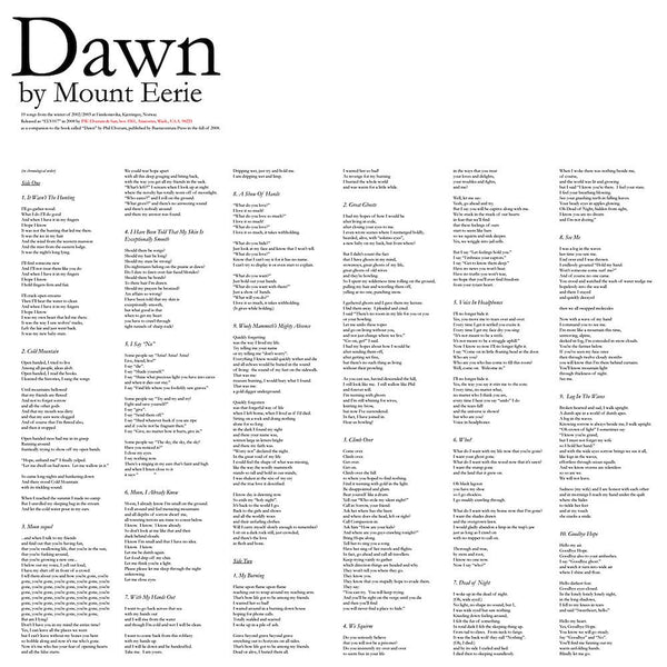 Mount Eerie | Dawn: Winter Journal | Album-Vinyl