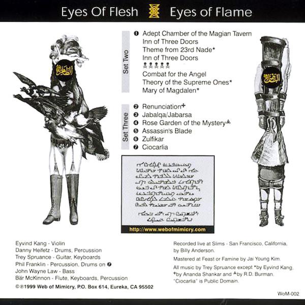 Secret Chiefs 3 | Eyes of Flesh Eyes of Flame (Live) | Album-Vinyl