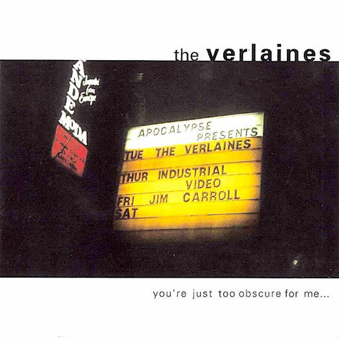 The Verlaines | You're Just Too Obscure For Me (Comp.) | Album-Vinyl