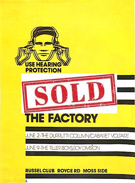 Factory Records | Use Hearing Protection | Poster