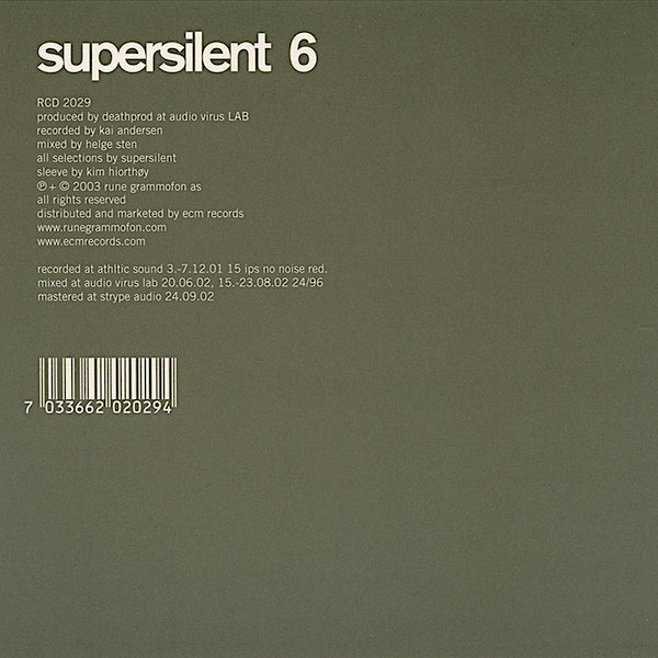 Supersilent | 6 | Album-Vinyl