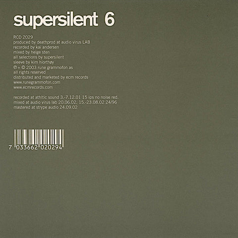 Supersilent | 6 | Album-Vinyl