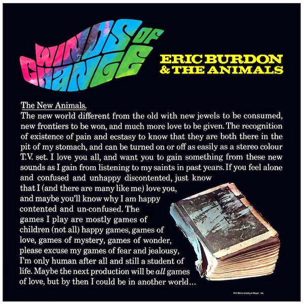 Eric Burdon | Winds of Change (w/ The Animals) | Album-Vinyl